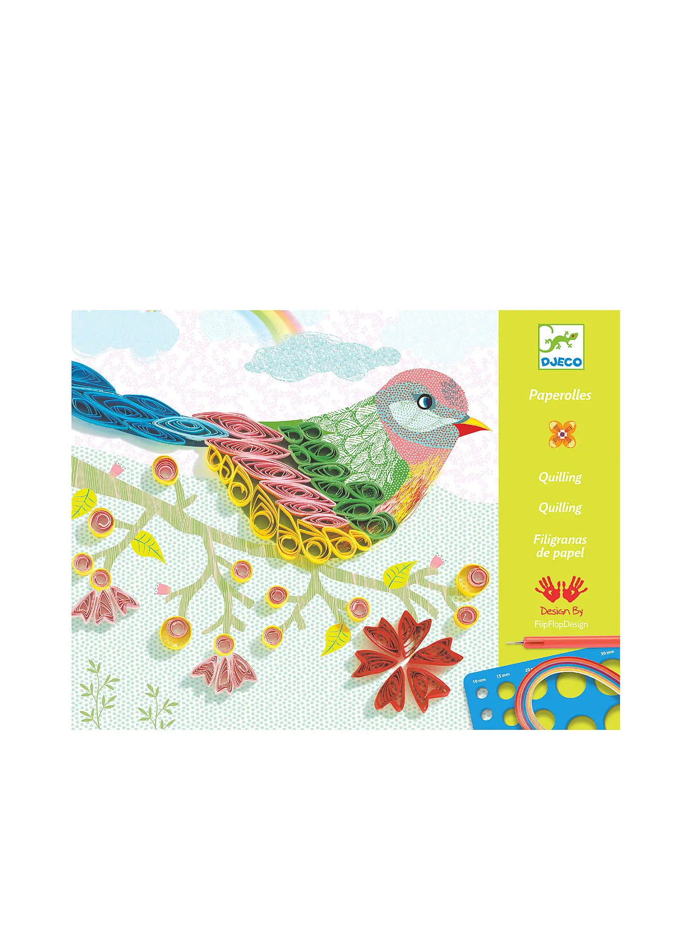 DJECO | Bastelset mit Papierschnecken - Spiral Seasons | 